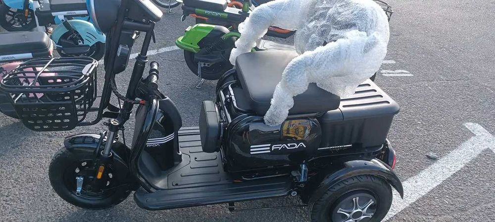 Увага -30‼️ Трьохколісний FADA Oldi Електроскутер 1000W 20Ah Подарунок