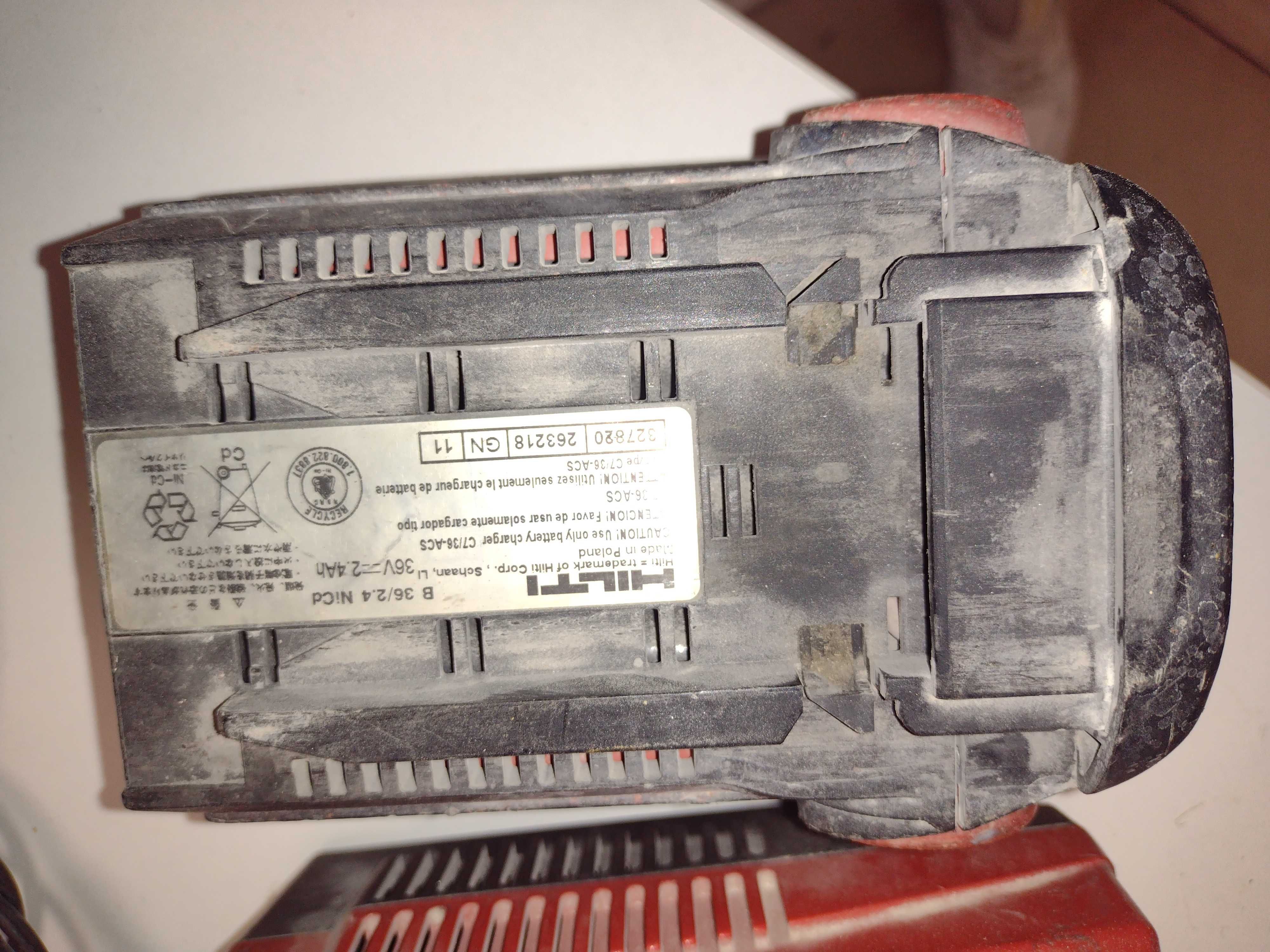 Hilti ładowarka + bateria