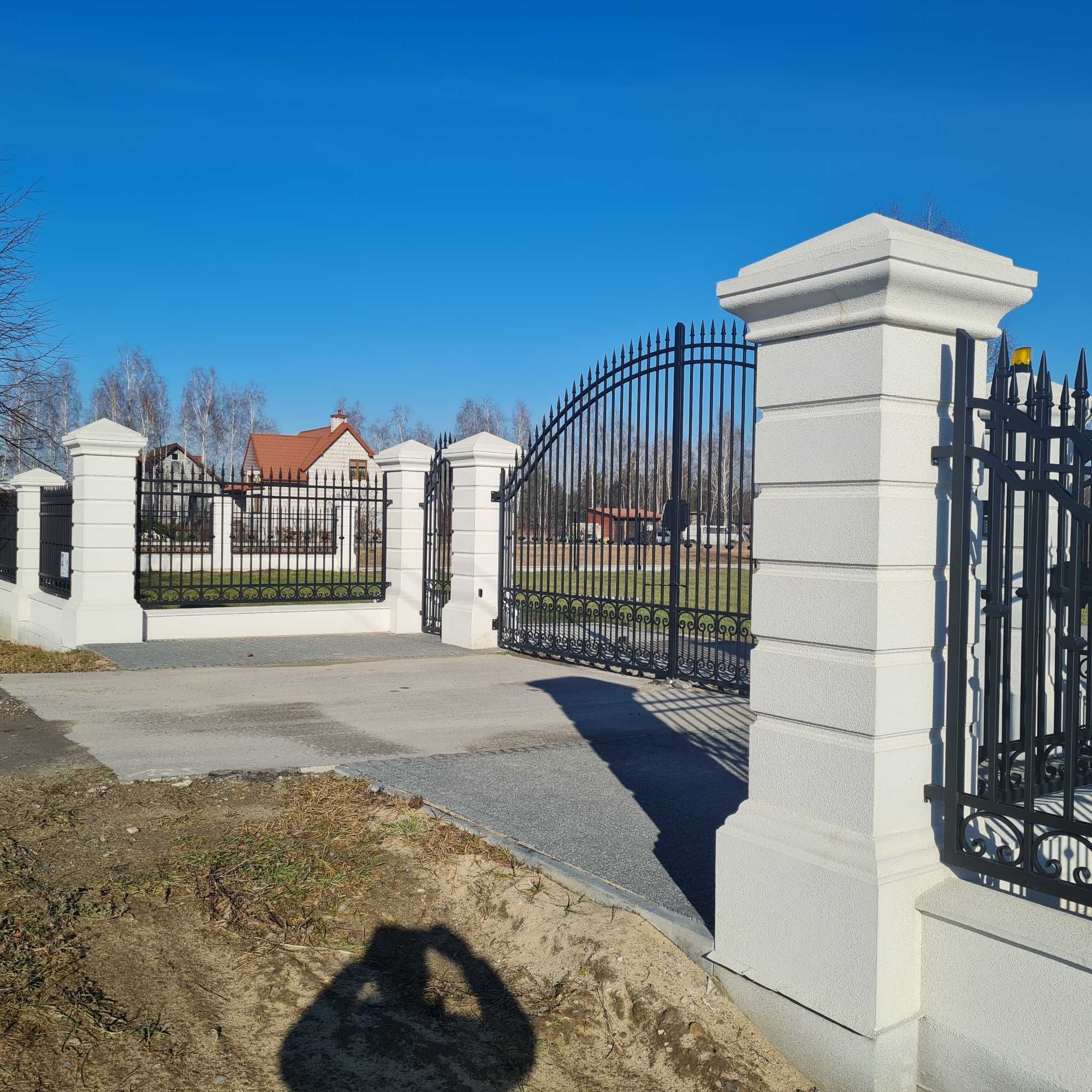 Piękne Stylowe Słupy Dworkowe,Pałacowe,Boniowane,Ogrodzenia Betonowe