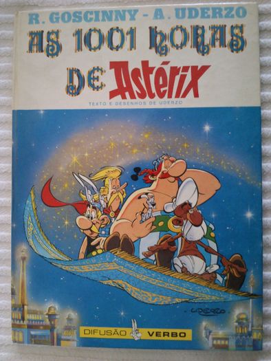 As 1001 Horas de Astérix, Difusão Verbo, 1ª edição Outubro 1987