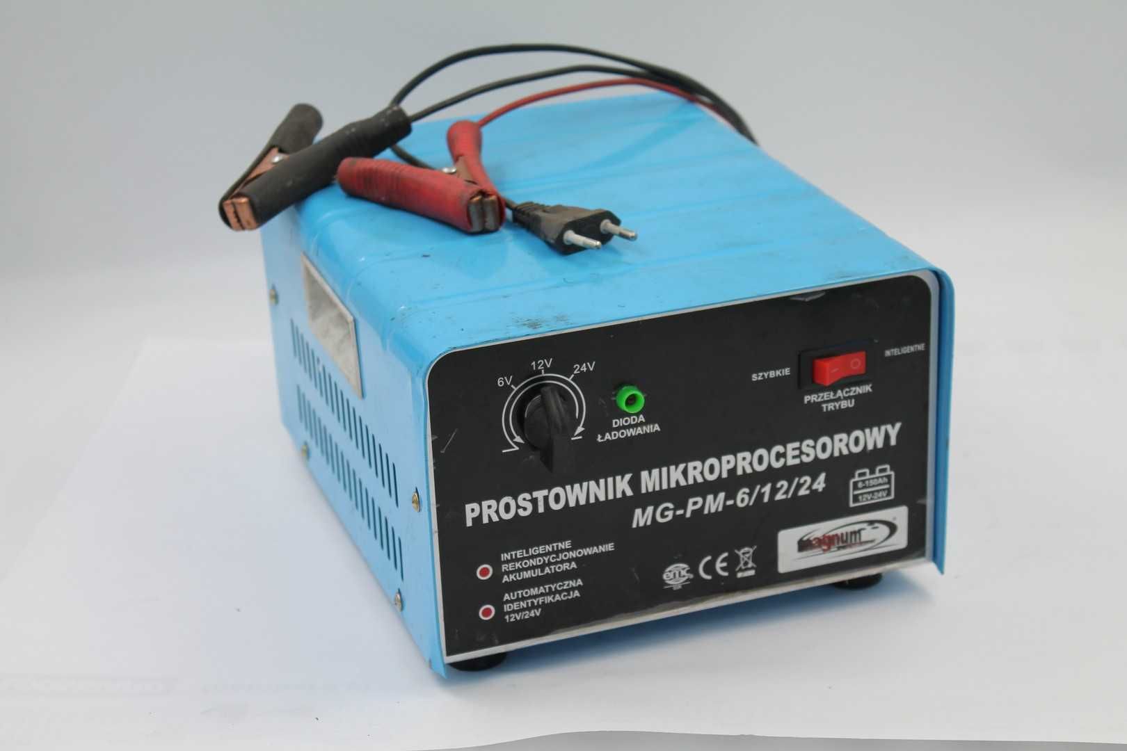 Prostownik do akumulatora Magnum 6/12/24 V, 0-10 A, 6AH-150 AH