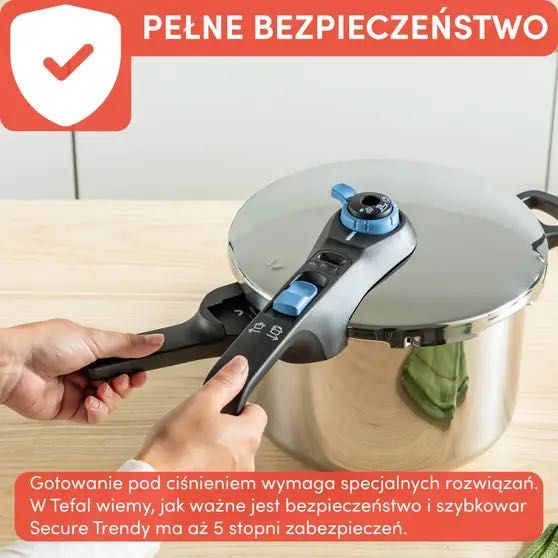 Szybkowar TEFAL NOWY!!! Secure Trendy 4L