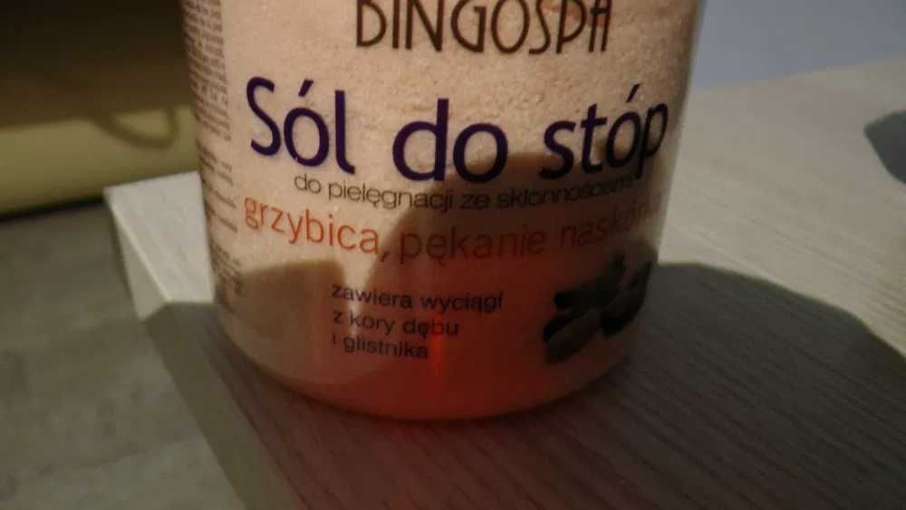 Sól d/stóp grzybica pękanie między palcami BingoSpa