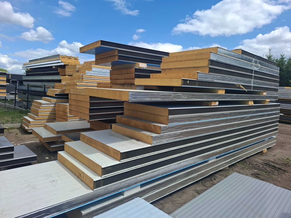 Płyty warstwowe obornickie poliuretan / 2 gatunek OD RĘKI