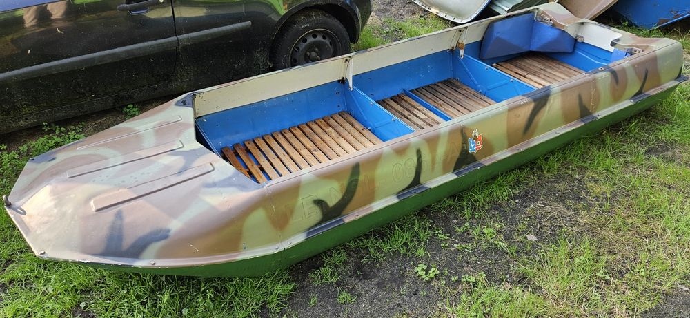 Dla wędkarza.Na ryby.Profesjonal.Aluminiowa.Łódź,łódka wędkarska