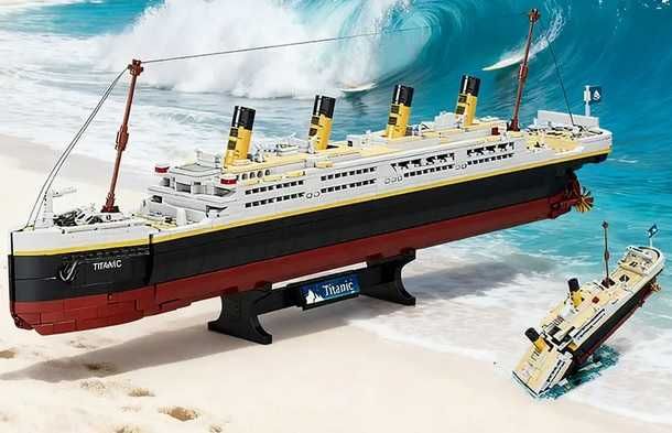 Klocki do złożenia jak statek Titanic ok. 2000 elementów