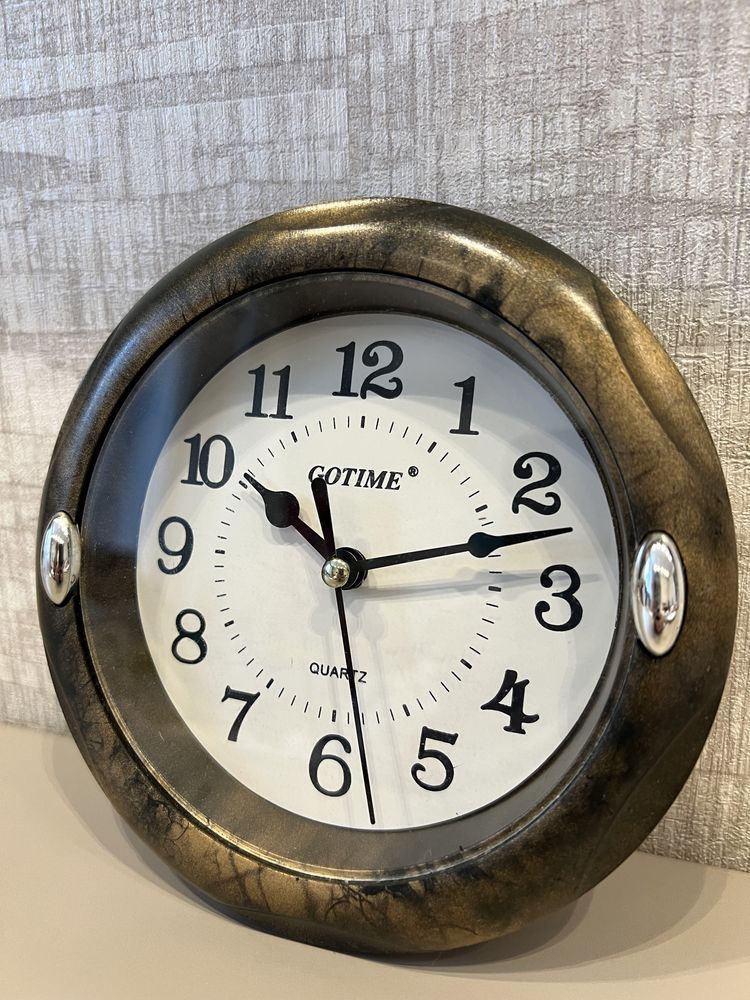 Часы настенные «GoTime» (новые; 15,5 см)