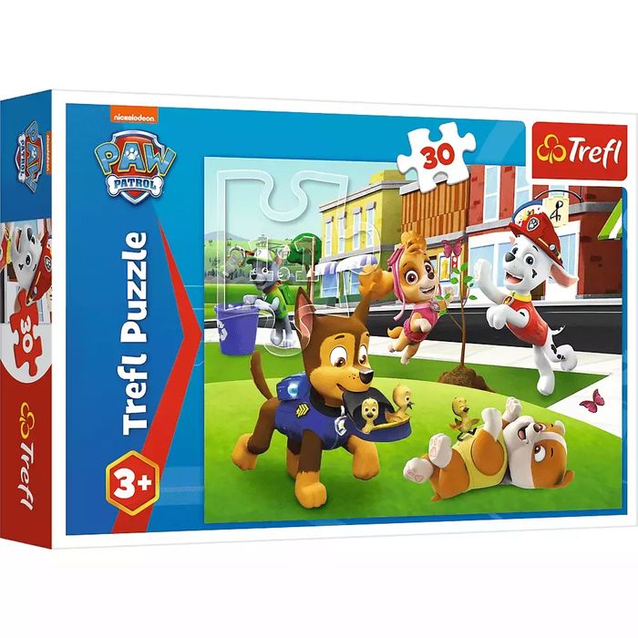 Puzzle 30 elementów. Psi Patrol. Pieski w akcji. Trefl