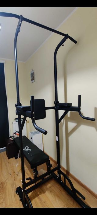 Poręcze do dipów ławka drążek stacjonarny do podciągania wolnostojący