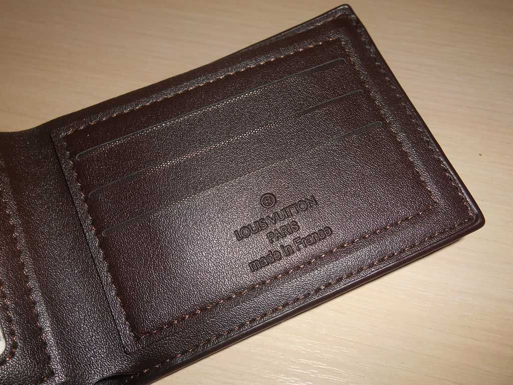 Louis Vuitton portmonetka portfel męski skóra 555-1-16