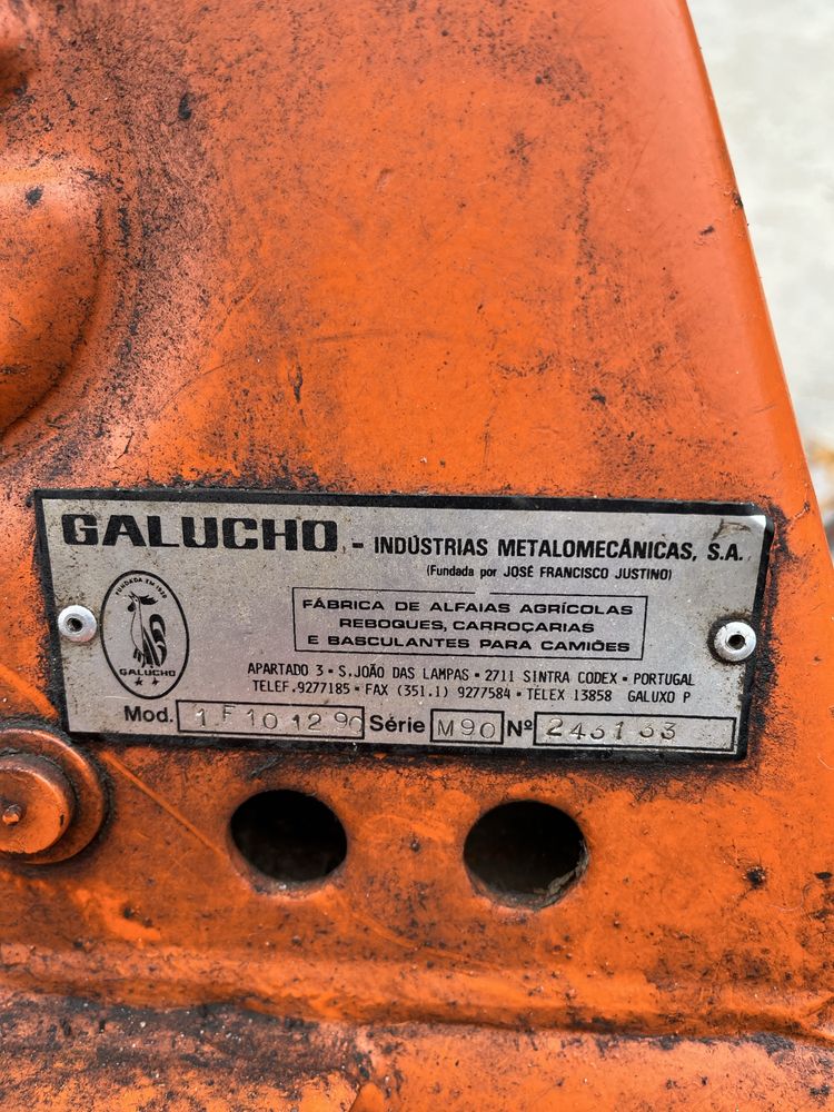 Charrua GALUCHO 10” - 12” vendo ou troco por charrua GALUCHO 16”