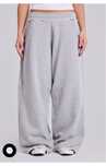 Grey Marl Baggy Monster Joggers