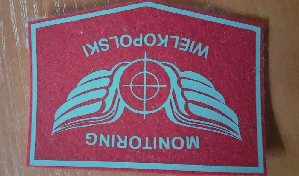 Naszywka na filcu Monitoring