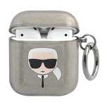 Karl Lagerfeld KLA2UKHGK AirPods 1/2cover czarny/black Glitter Karl`s