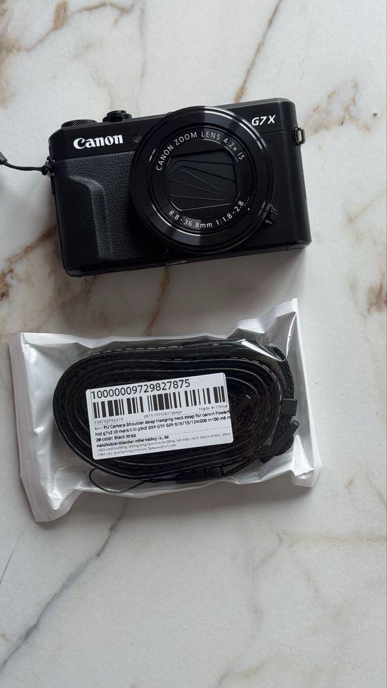 Pasek uchwyt na Canon Powershot G7x mark II III