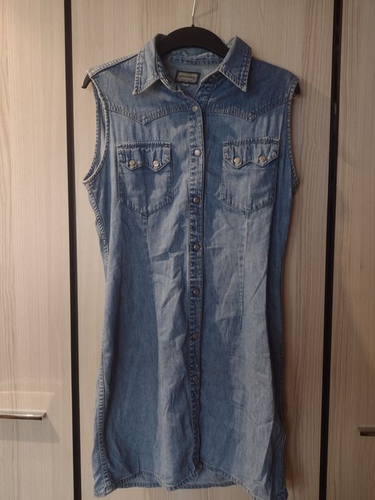 Nowa niebieska jeansowa sukienka rozmiar M