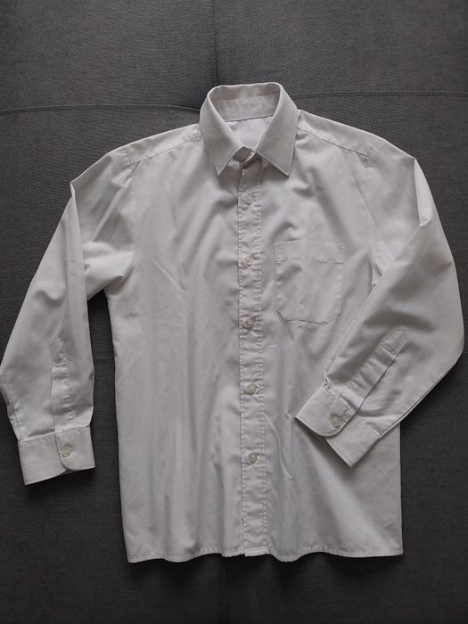 Chłopięca biała koszula galowa roz 140