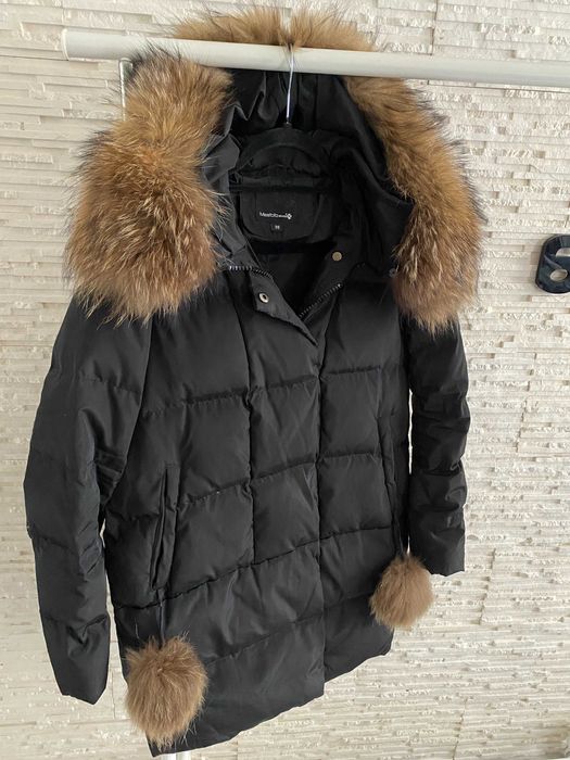 Miss Fofo premium kurtka puch jenot pompony ciepła
