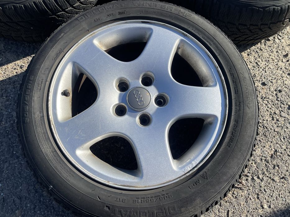 Alufelgi 16’ 5x112 z oponami zimowymi komplet 5szt