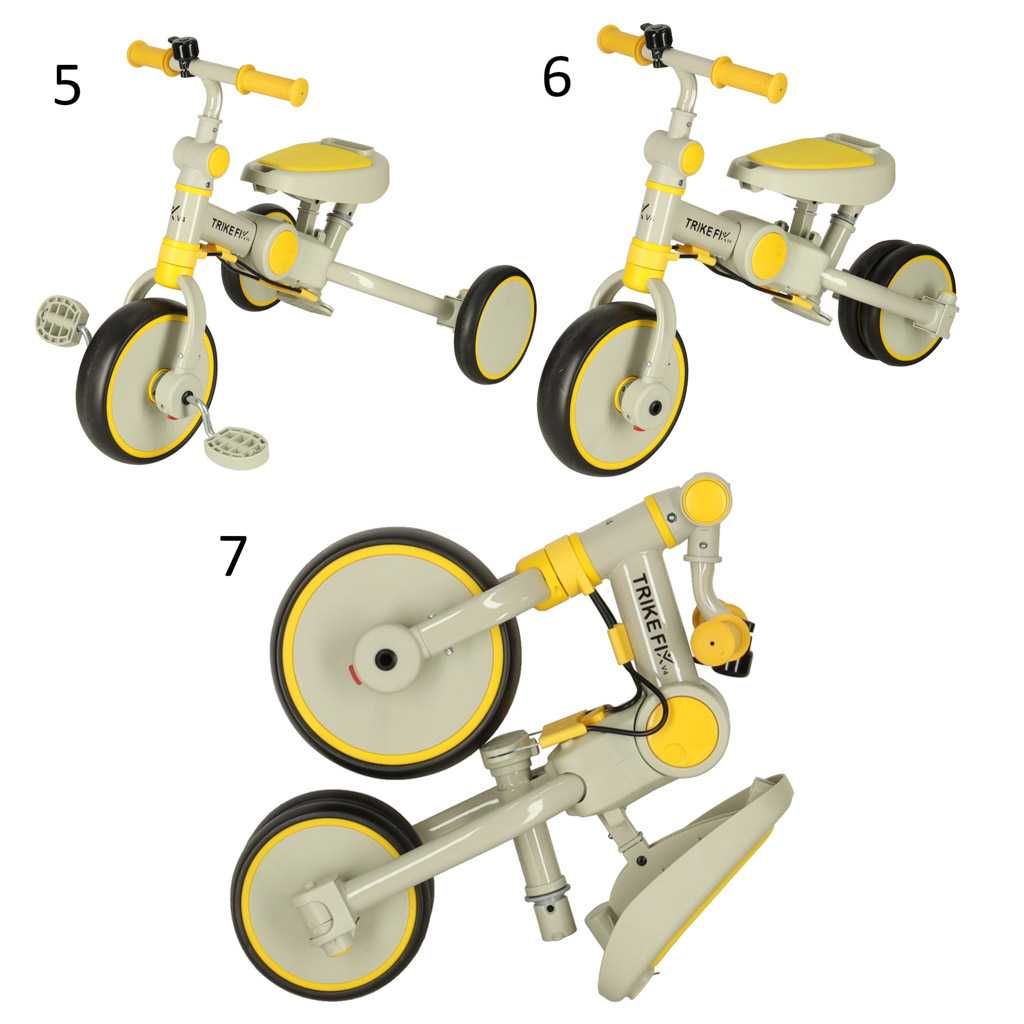 Rowerek Trójkołowy TRIKE FIX V4 dla Dzieci SPACERÓWKA Wózek 2w1