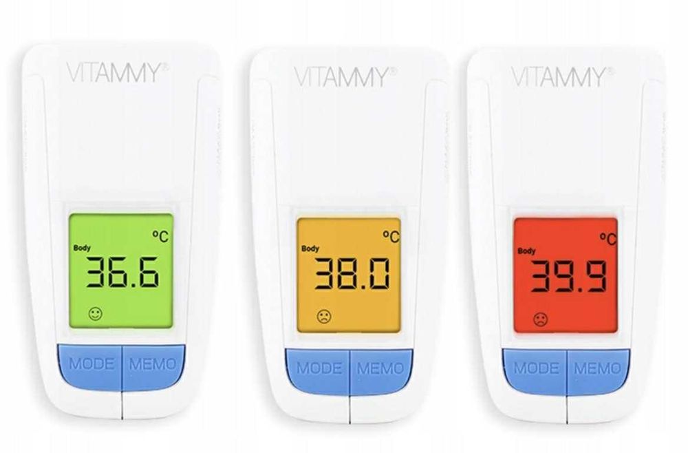 Nowy Termometr Bezdotykowy elektroniczny na podczerwień certyfikat