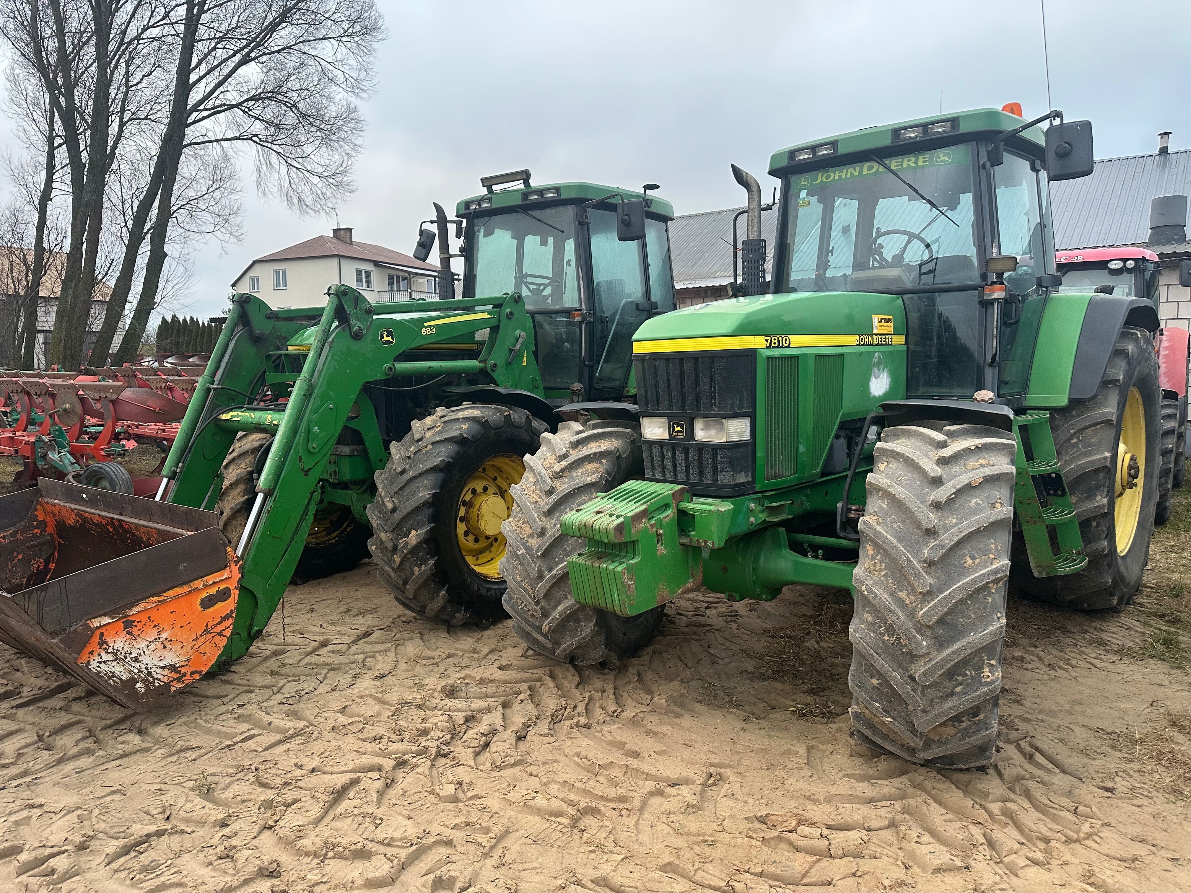 Ciagnik john deere 7810 super stan 7700 z turem
