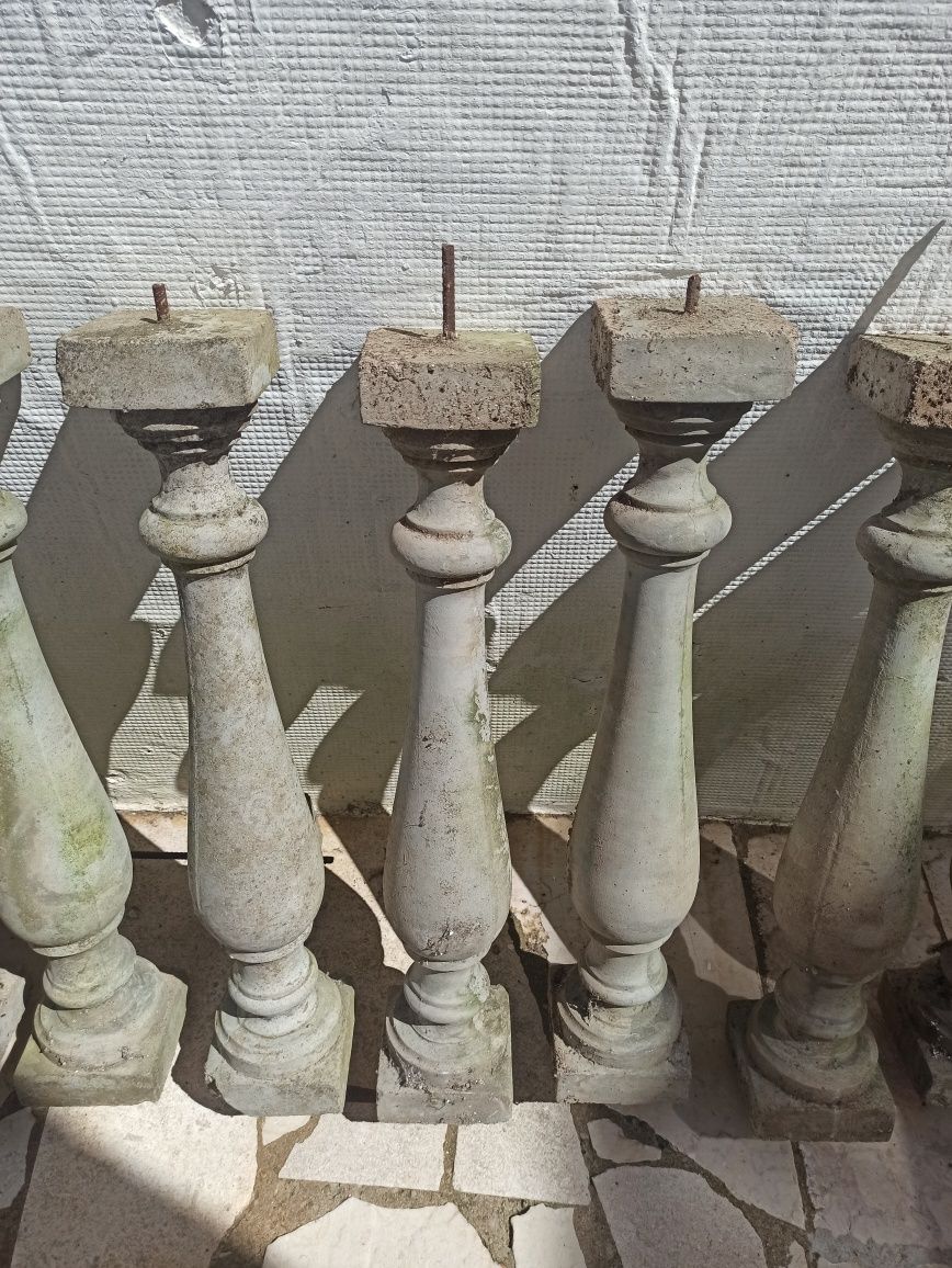 Pilares em pedra