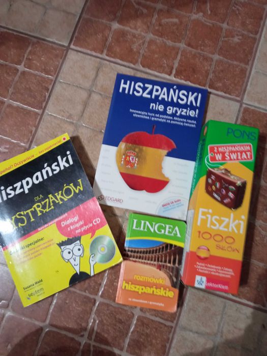 Książka+fiszki  j.hiszpański