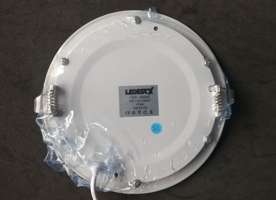 Painel LED WC redondo 12w IP44