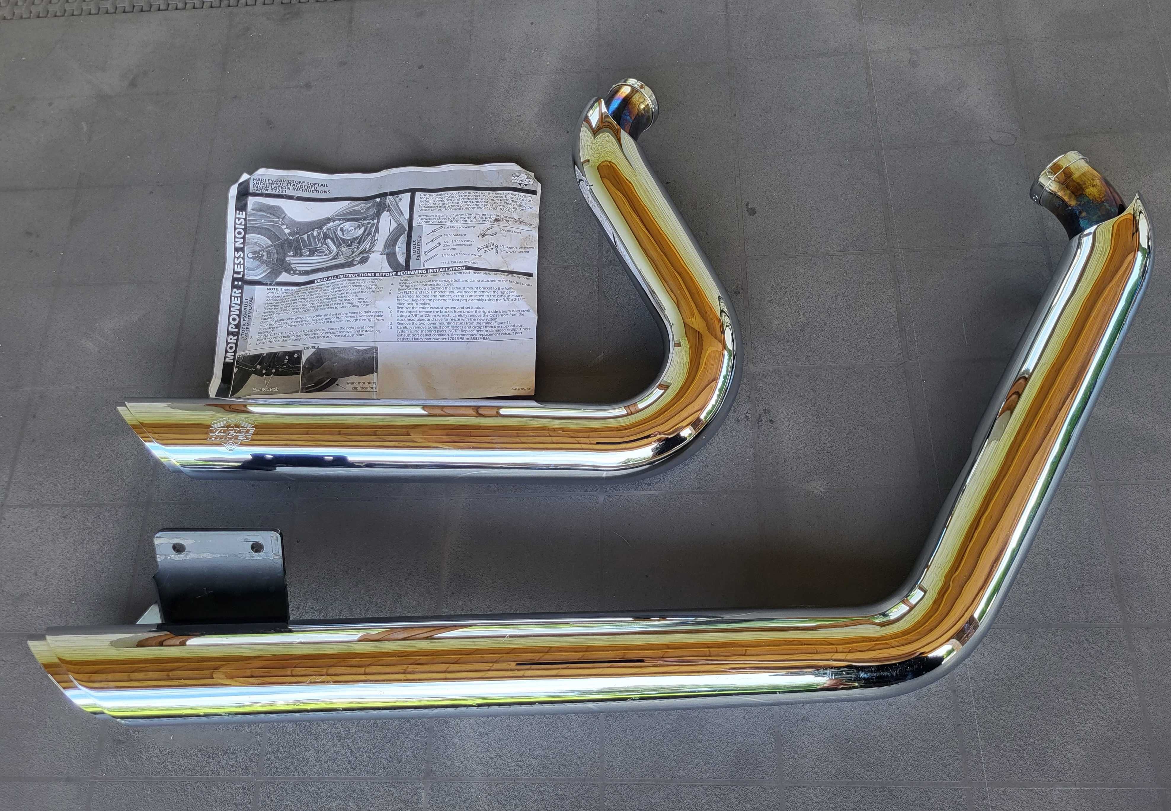 Harley Davidson Softail TC Vance Hines wydech  tłumik