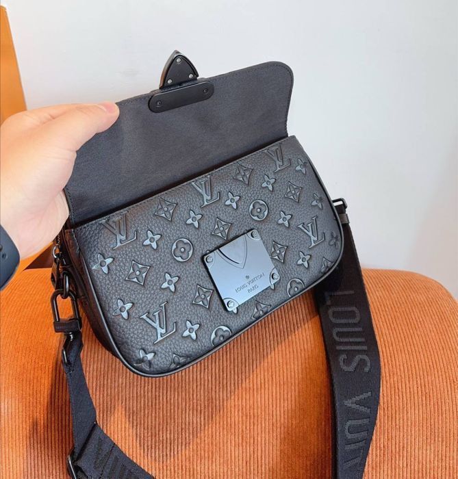 LOUIS VUITTON S LOCK сумка мужская кожаная через плечо мессенджер