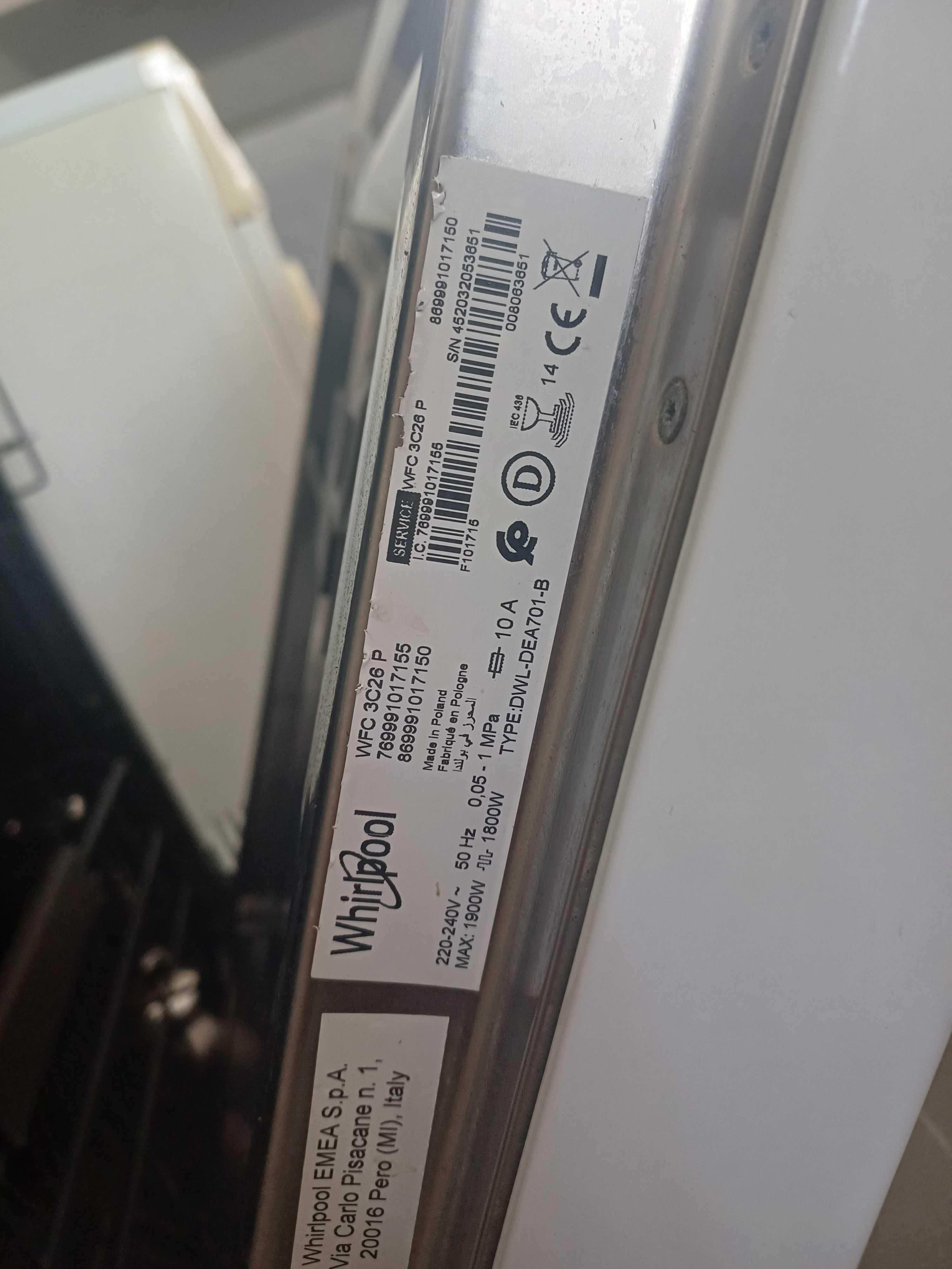 Máquina Lava Louça WHIRPOOL WFC 3C26P