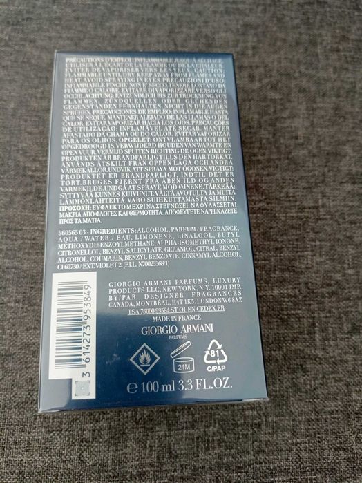Oryginalne perfumy Giorgio Armani Acqua di Gio Profondo 100ml EDP