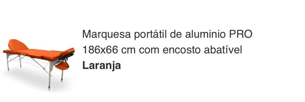 Marquesa de Massagem Dobrável Quirumed — NOVA, Embalada