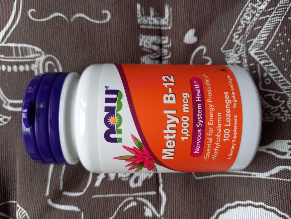 Витамин б-12 метил В12, b12 Now foods 1000 мкг 100 шт спрей