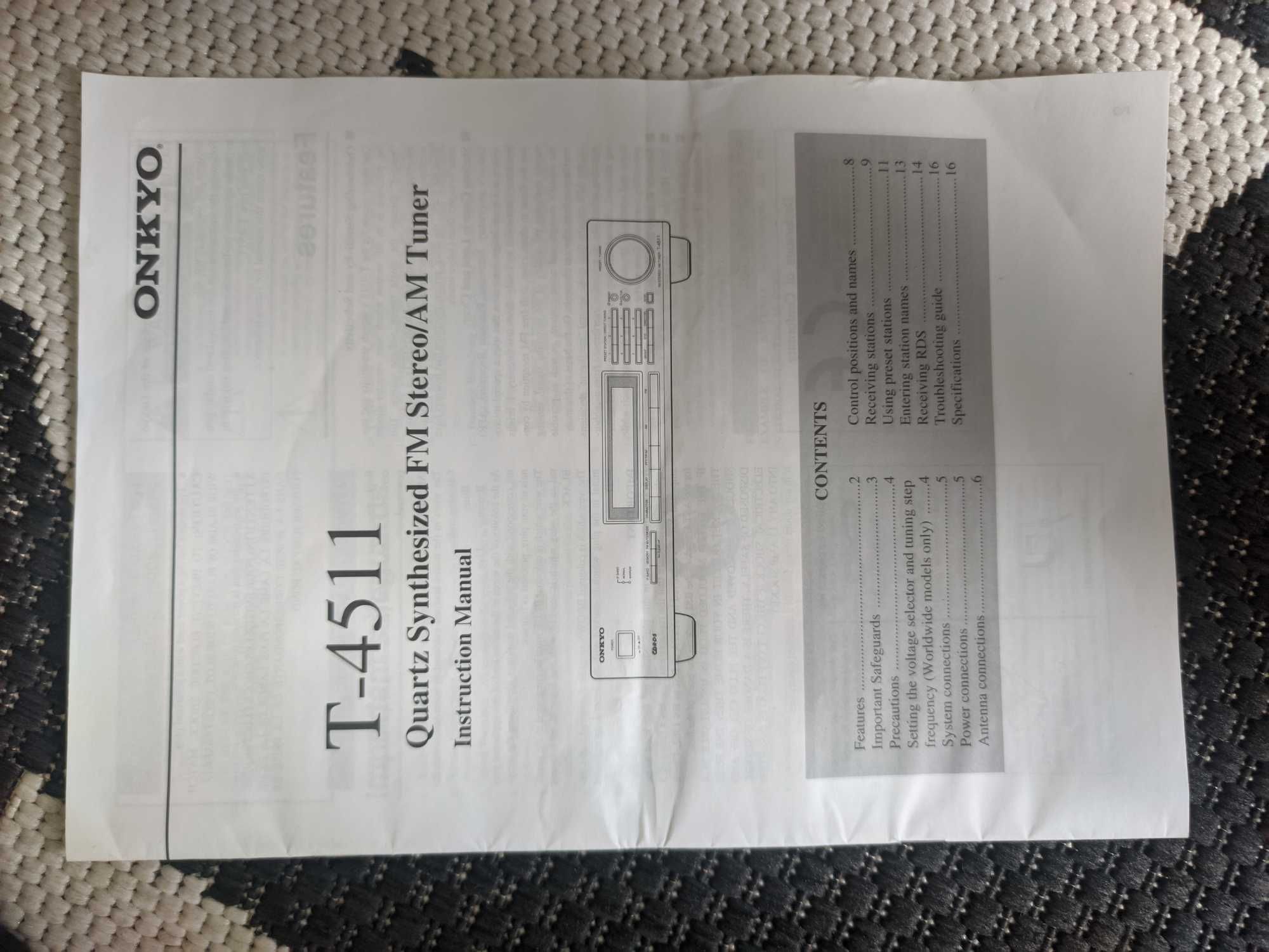 Onkyo Tuner T-4511