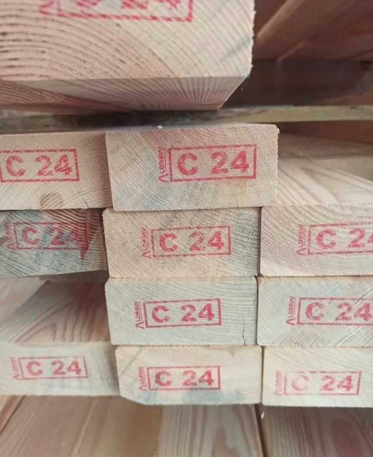 Kantówki, listwy strugane C24 na regał, półkę, altankę