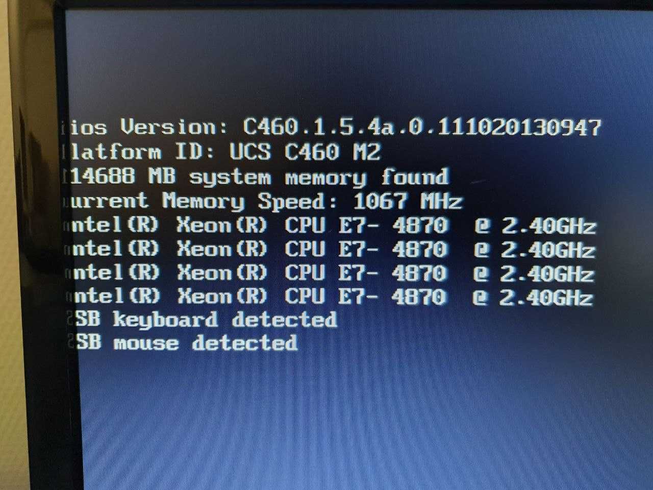 Сервер Cisco UCS C460 M2 40 ядер 80 потоков 2.4-2.8GHz LGA1567 E7-4870