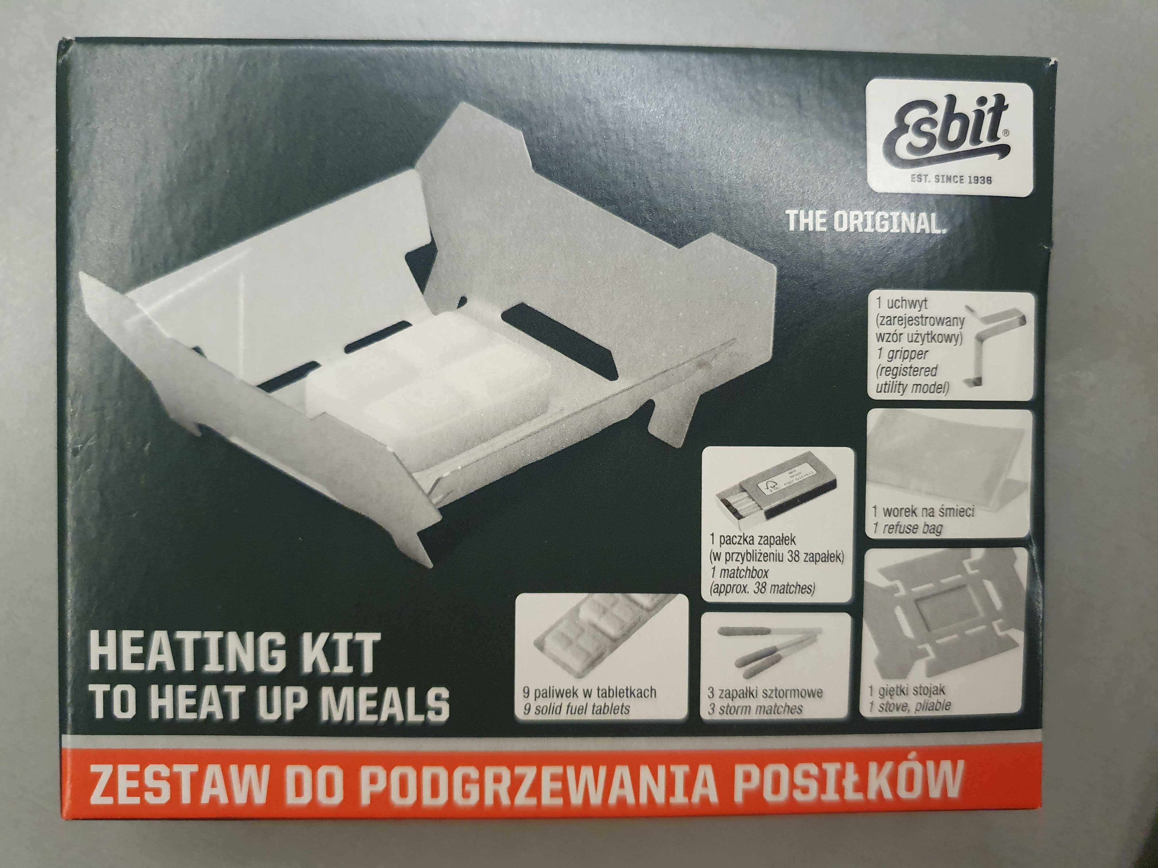 Zestaw do podgrzewania posiłków Esbit podgrzewacz turystyczny