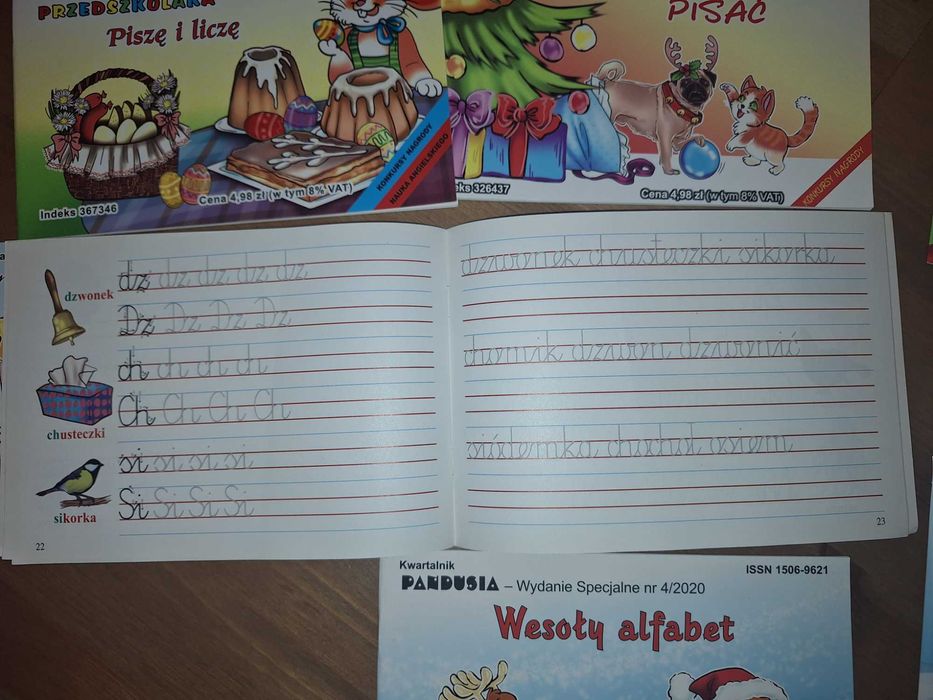 Zestaw 13 książeczek do nauki pisania i czytania