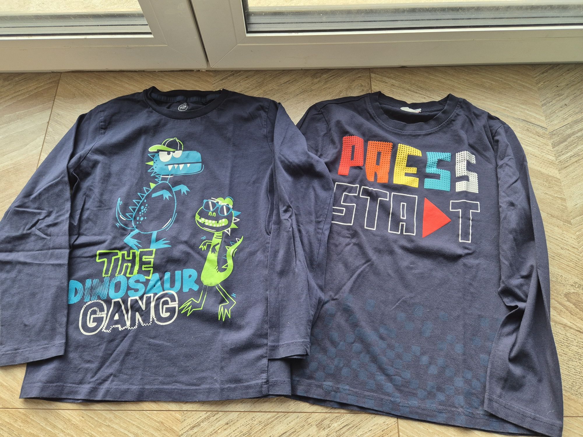Zestaw koszulki tshirt rozm od 140 do 146 gamer hm cocodrillo  pad