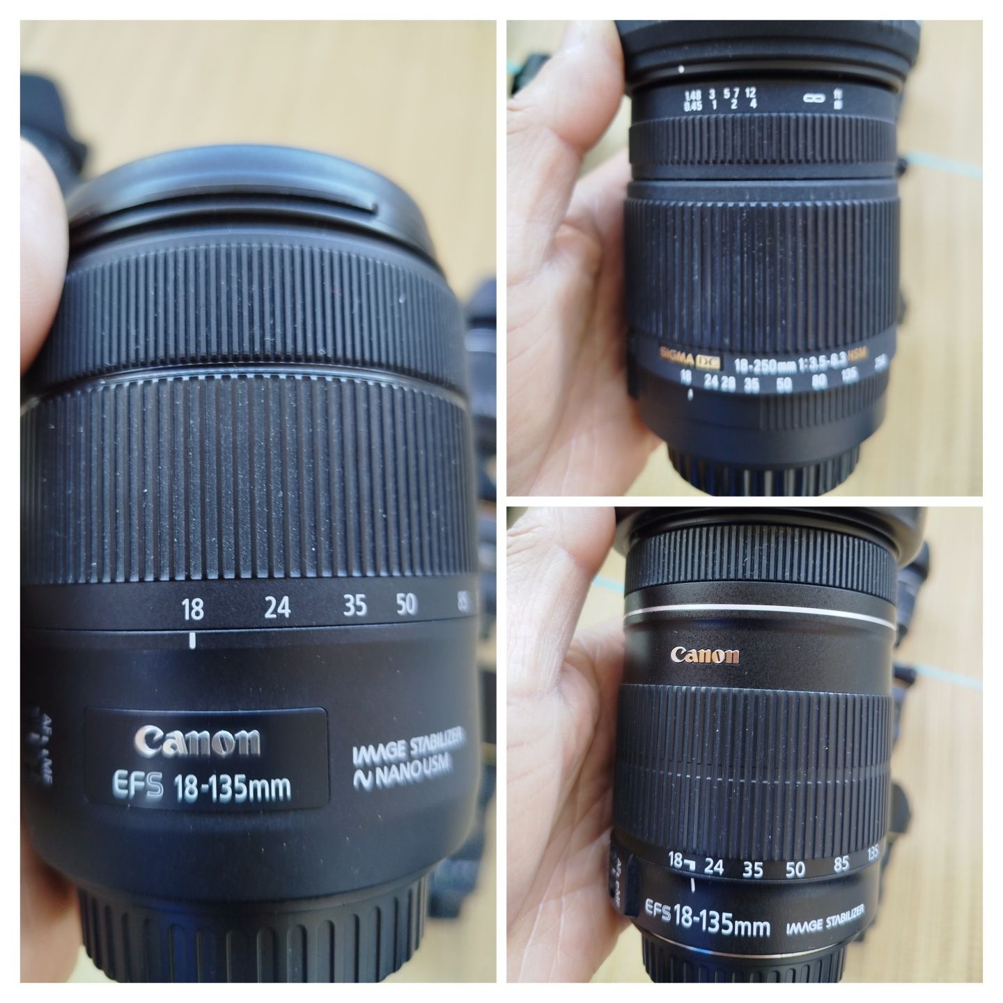 Lentes para Canon EF-S, 10 no total