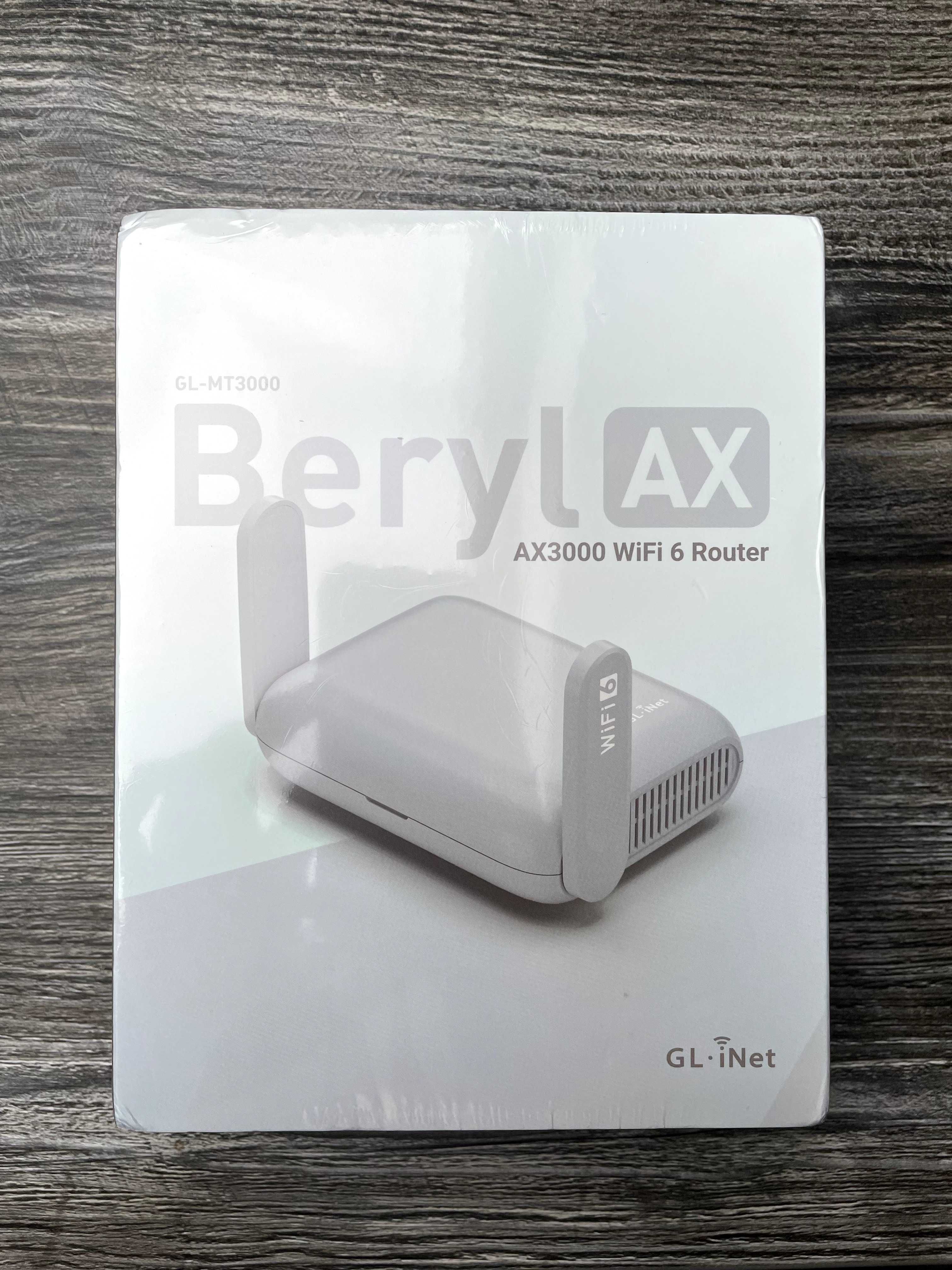 GL.iNet GL-MT3000 (Beryl AX) Wi-Fi 6 Travel Router, Hotel Wi-Fi, VPN