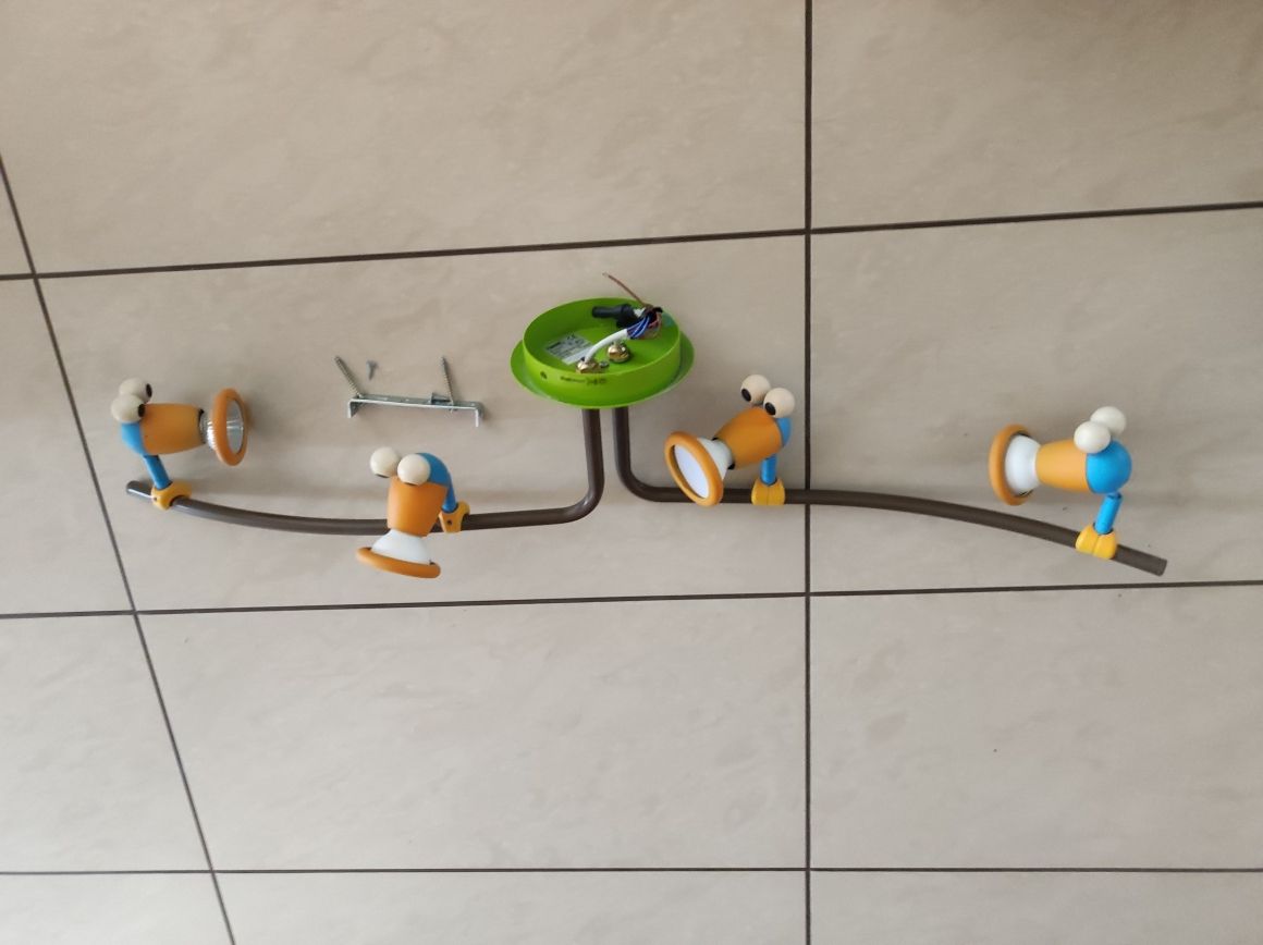 Lampa sufitowa + kinkiet dziecięca Massive Philips Birdey ptaszki