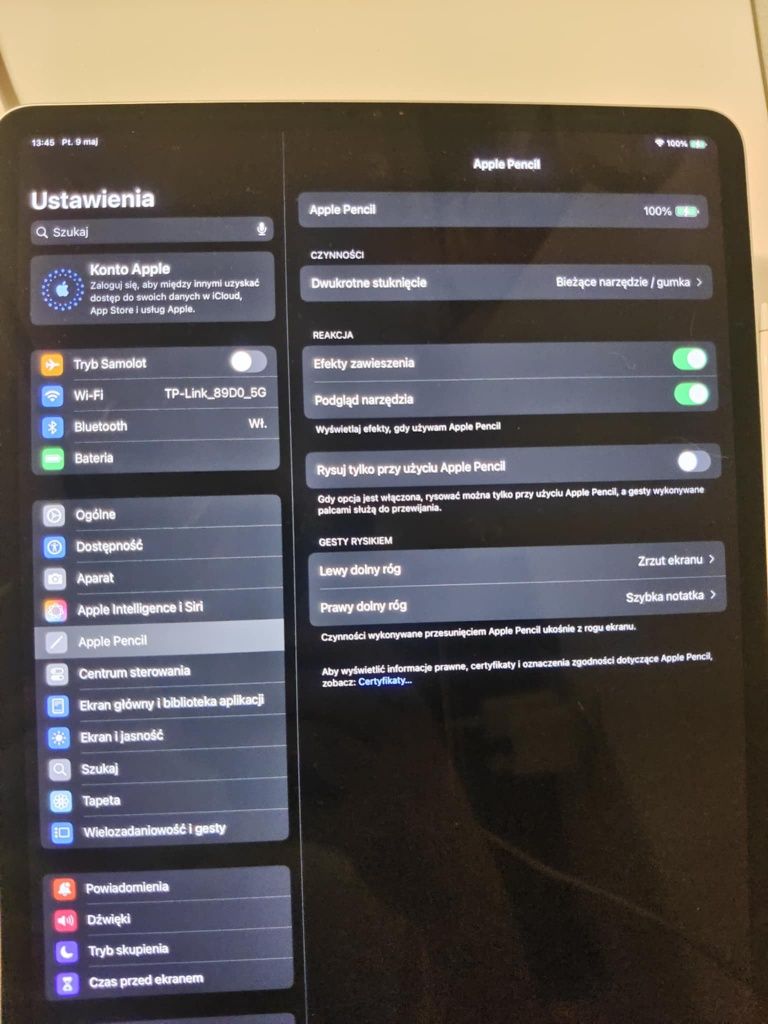 Apple iPad PRO 12.9 6. Gen 128GB Wi-Fi Srebrny + pencil (2. gen.)