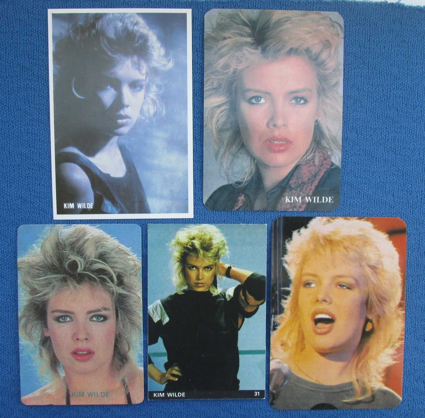 5 Calendários de bolso Kim Wilde