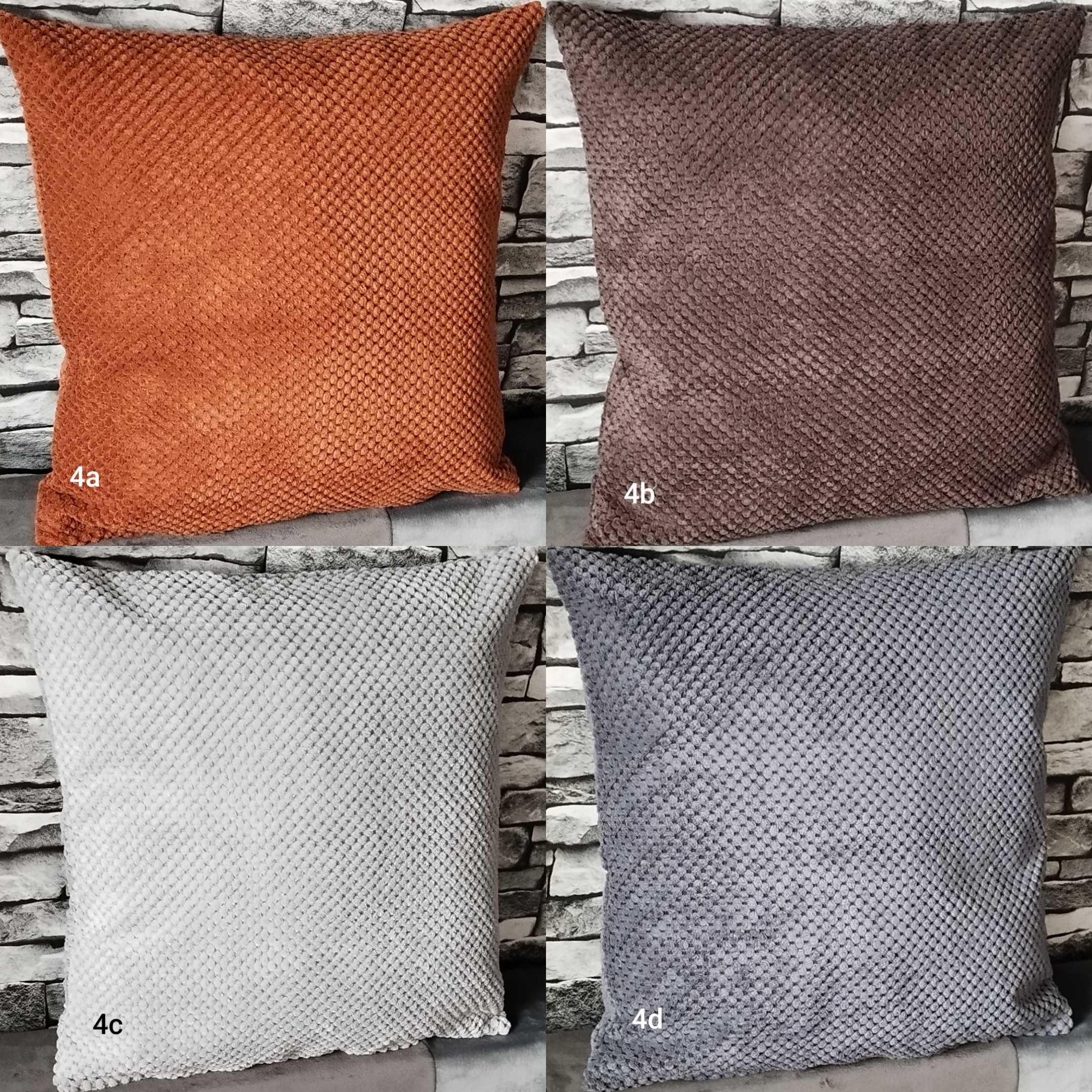 Poszewki dekoracyjne 40x40cm plusz DOT wzory