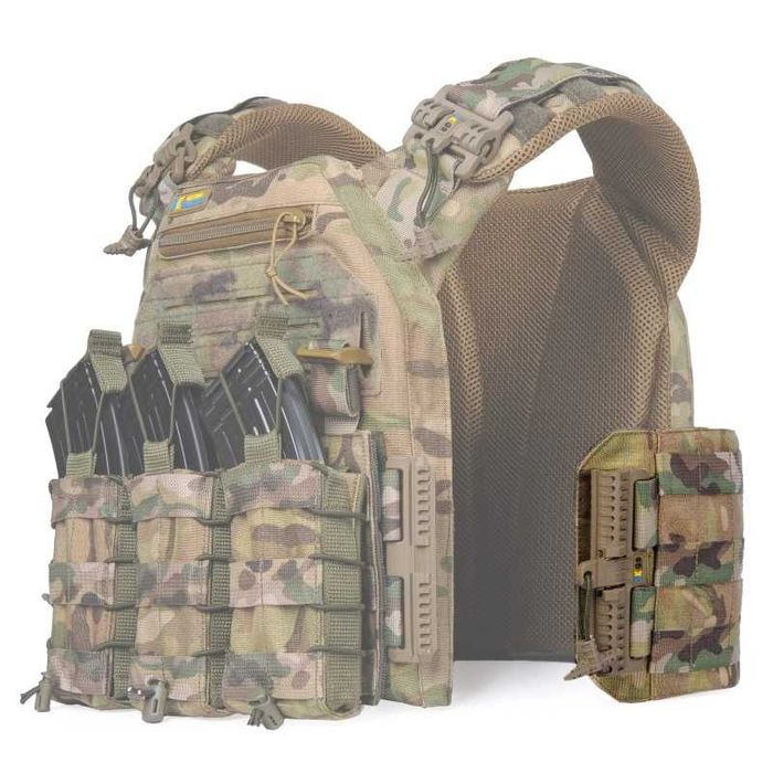 Камербанди з кишенями та швидким скидом. Розмір L. 15х30см. Мультикам