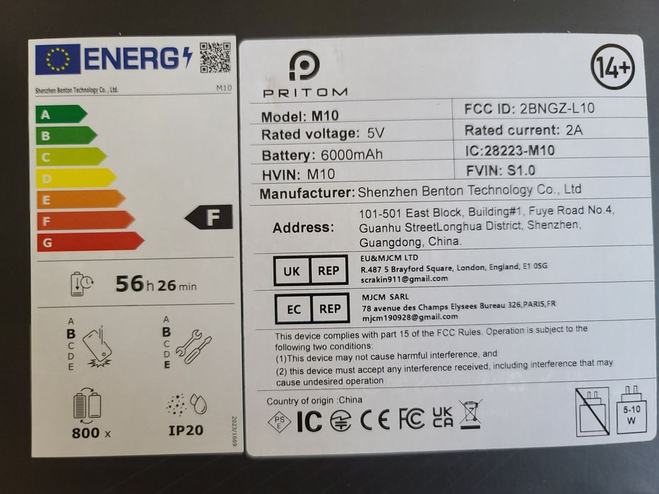 Tablet novo com caixa 10 polegadas.