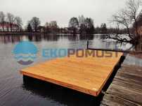 TOP OFERTA - Pomost pływający 6x2,5m 15mkw platforma pływająca